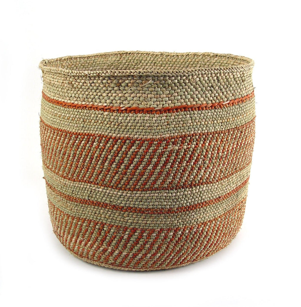 Auburn Stripe Iringa Baskets - Veranda & Vessel Home Living
