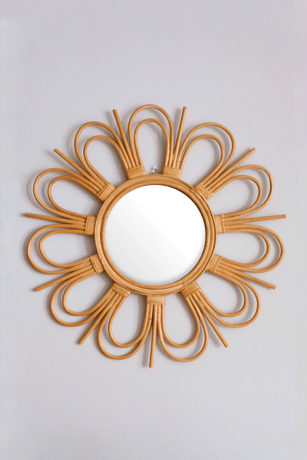 Bong Sunburst Natural Rattan Mirror - Veranda & Vessel Home Living