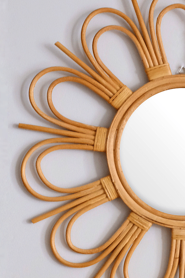 Bong Sunburst Natural Rattan Mirror - Veranda & Vessel Home Living