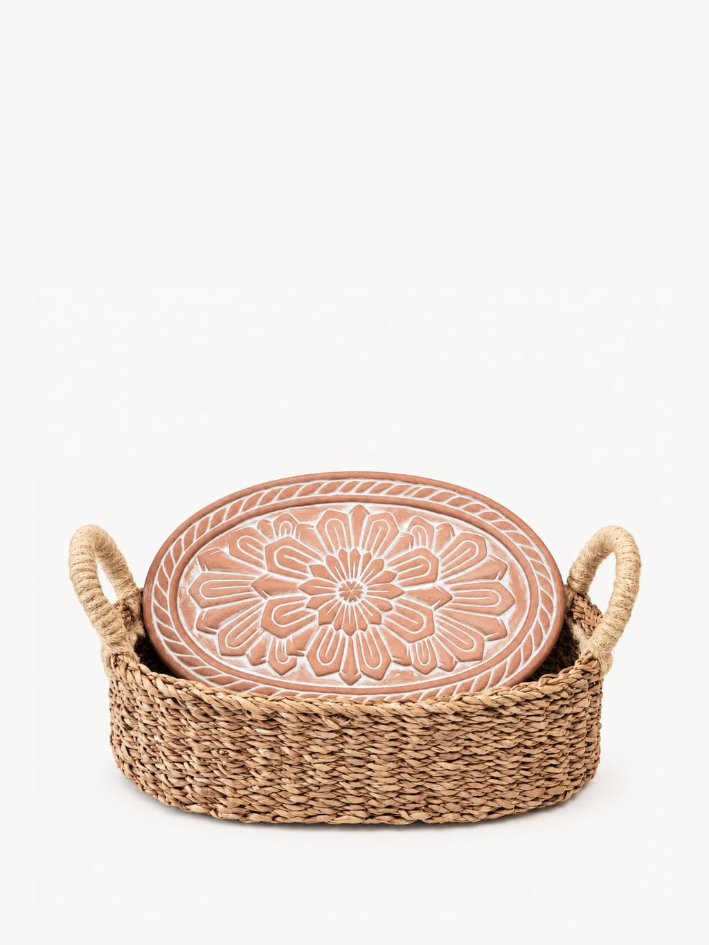 Bread Warmer & Basket - Flower - Veranda & Vessel Home Living