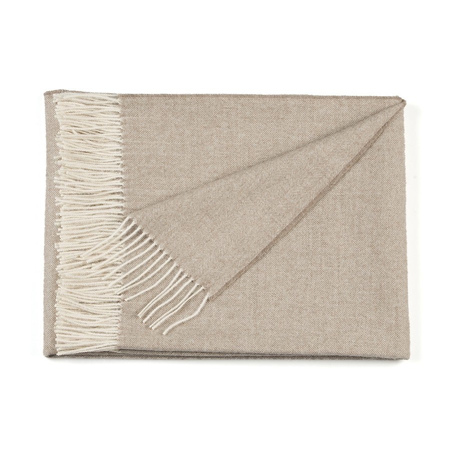 Herringbone Alpaca Throw - Veranda & Vessel Home Living