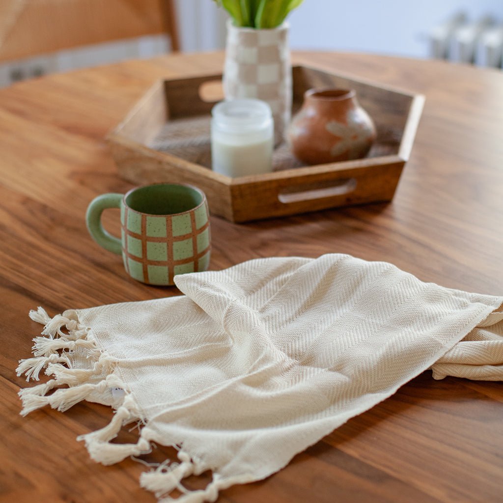 Herringbone Turkish Hand Towel - Veranda & Vessel Home Living