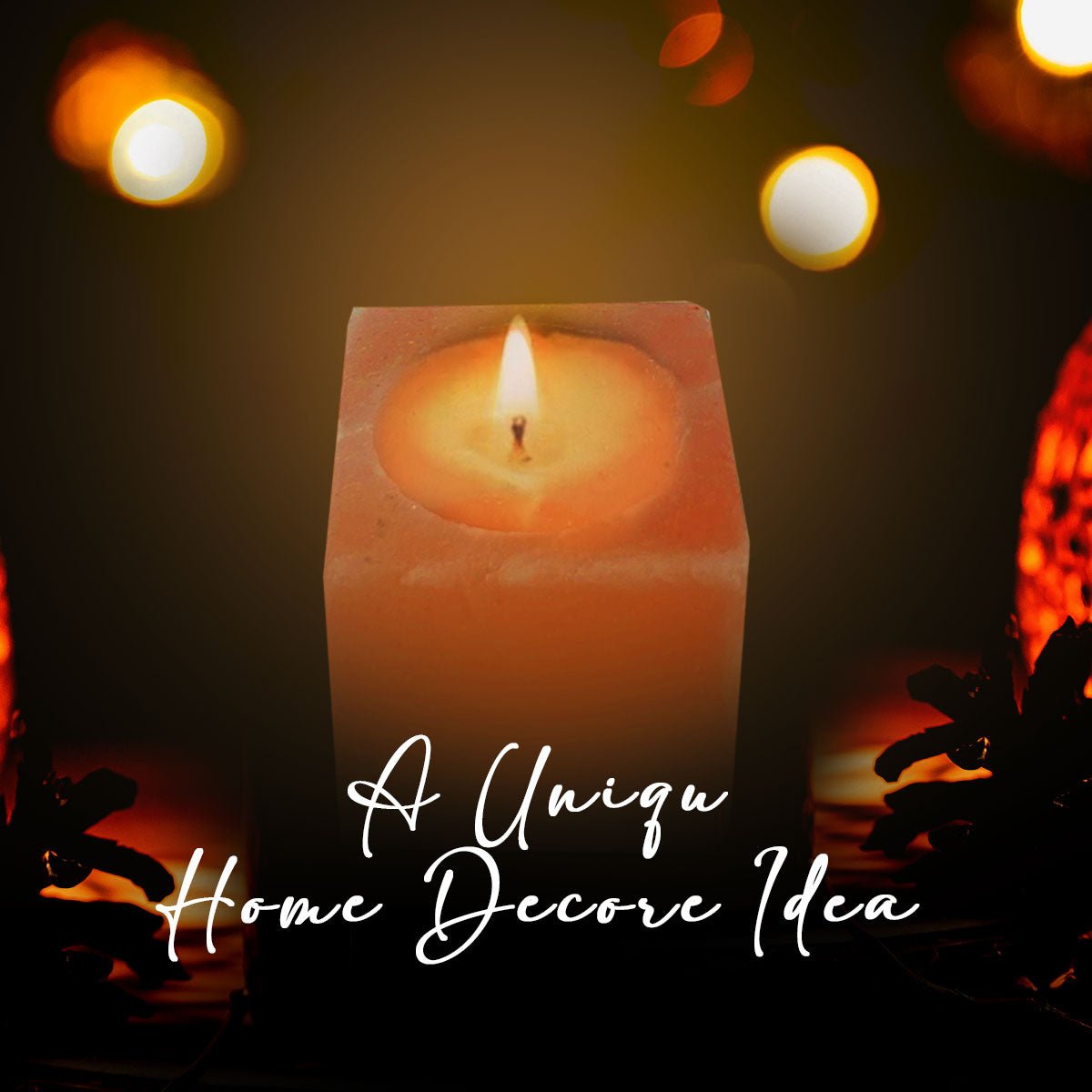 Himalayan Pink Salt Tea Light Holder by Pride of India – Salt Candle Holder – Room Décor Item – Great for Creating an Ambiance – Ideal for Home & Spa Uses – Natural Shape - Veranda & Vessel Home Living