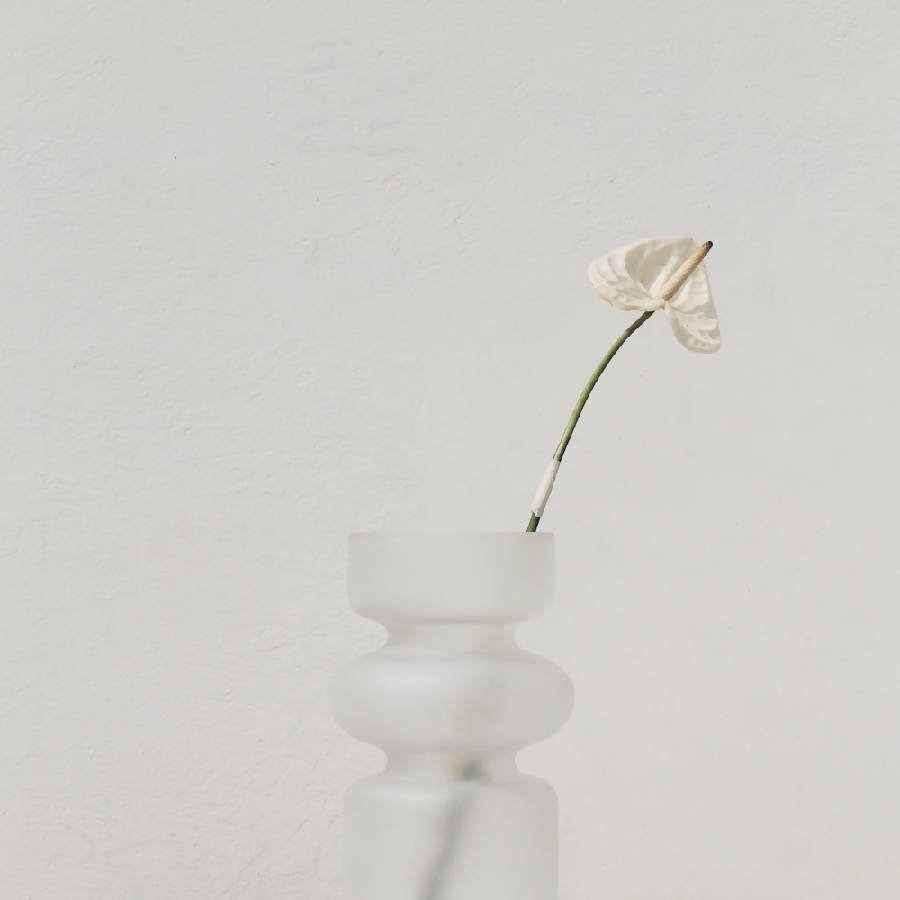 Iris Glass Vase - Veranda & Vessel Home Living