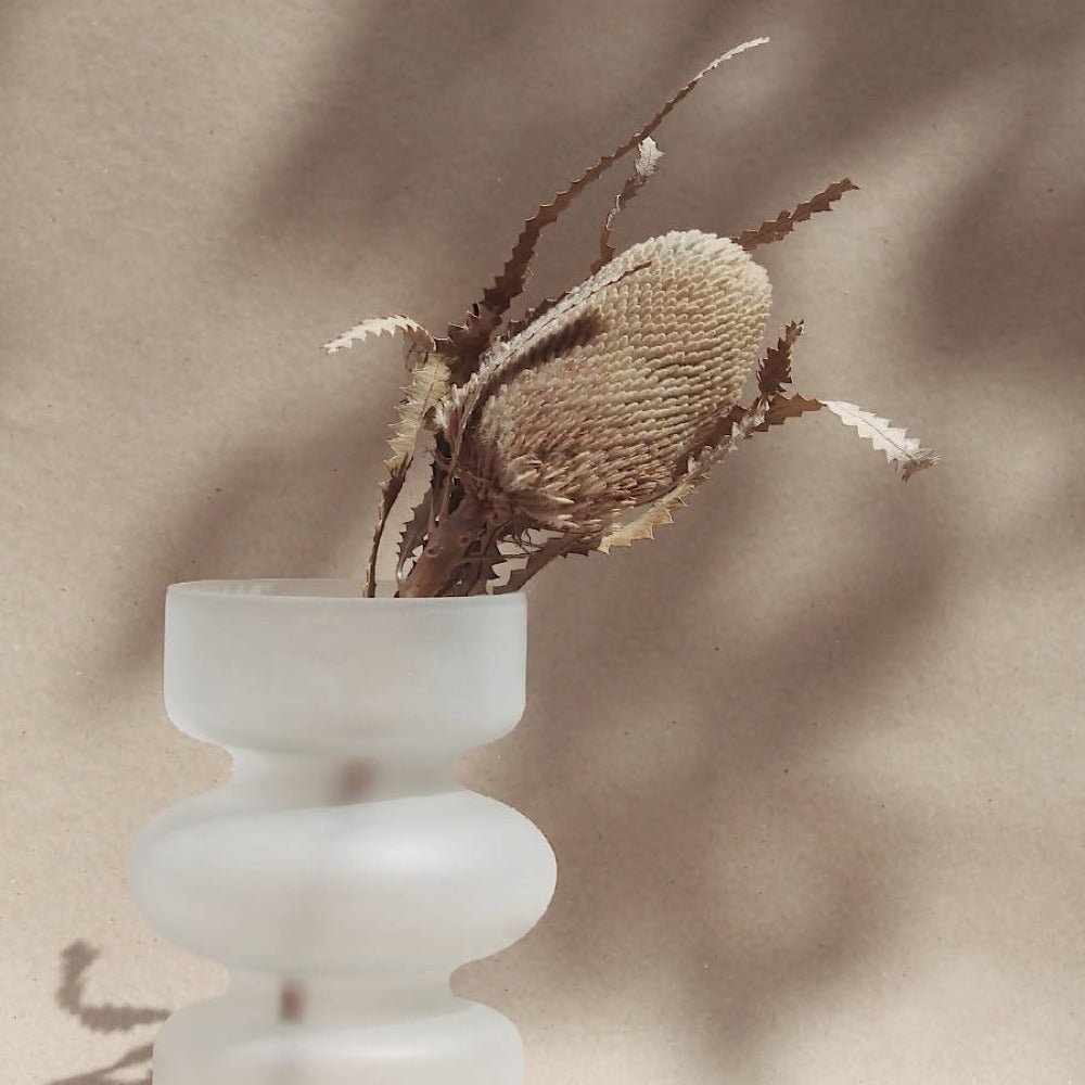 Iris Glass Vase - Veranda & Vessel Home Living