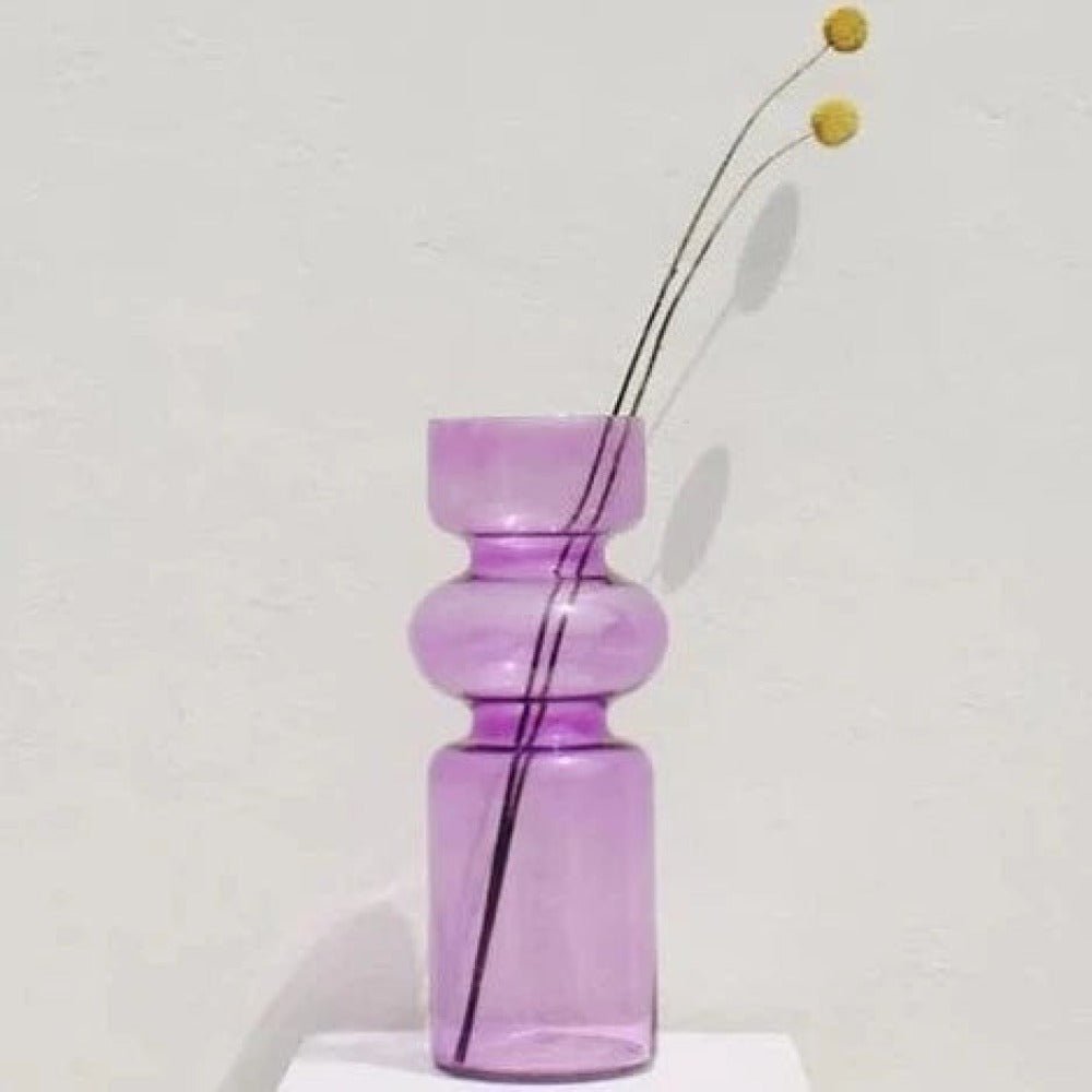 Iris Glass Vase - Veranda & Vessel Home Living
