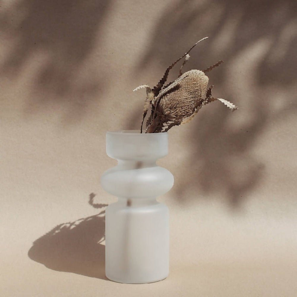 Iris Glass Vase - Veranda & Vessel Home Living