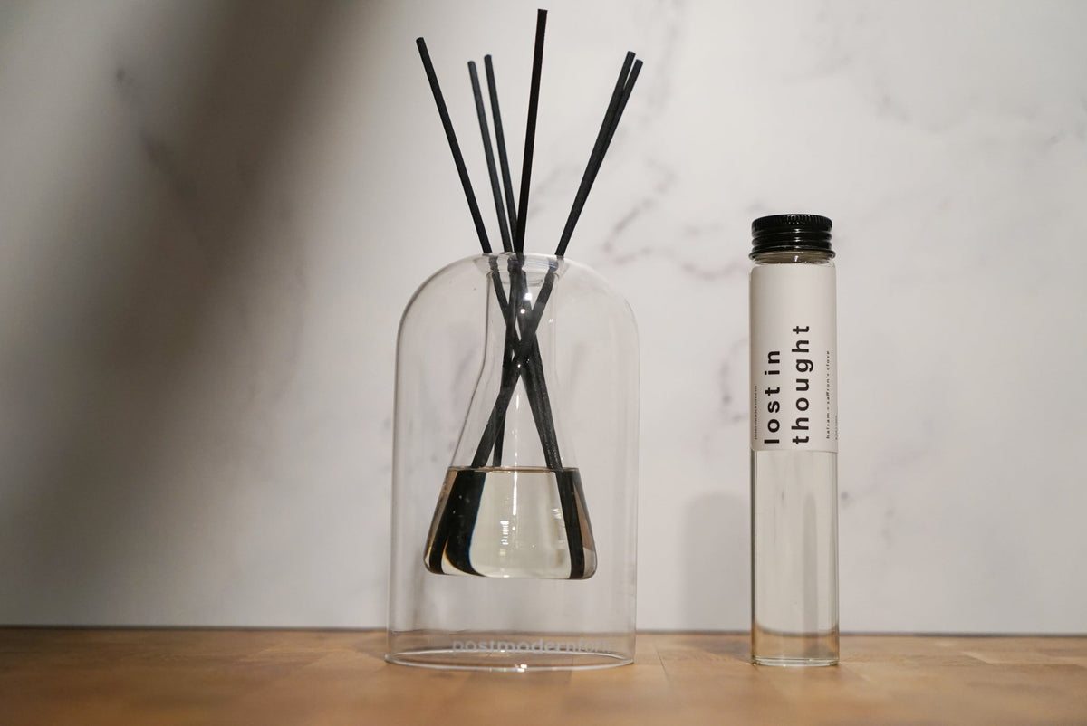 lost in thought (balsam + saffron + clove) - diffuser set - Veranda & Vessel Home Living