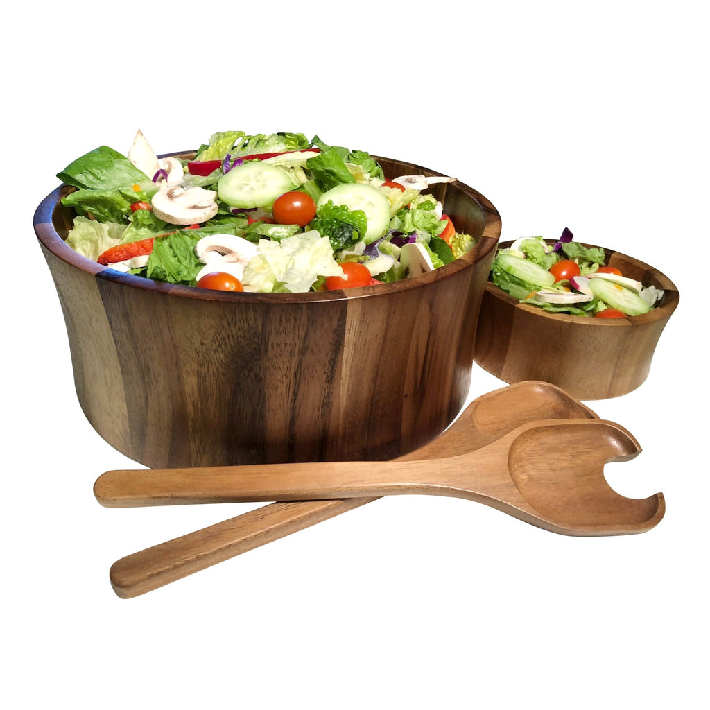 Maribo Large Salad Bowl with Servers - Veranda & Vessel Home Living