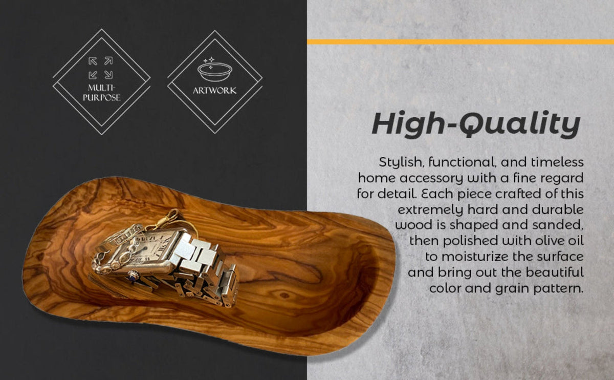 Mediterranean Olive Wood Multi-Purpose Bowl - Veranda & Vessel Home Living