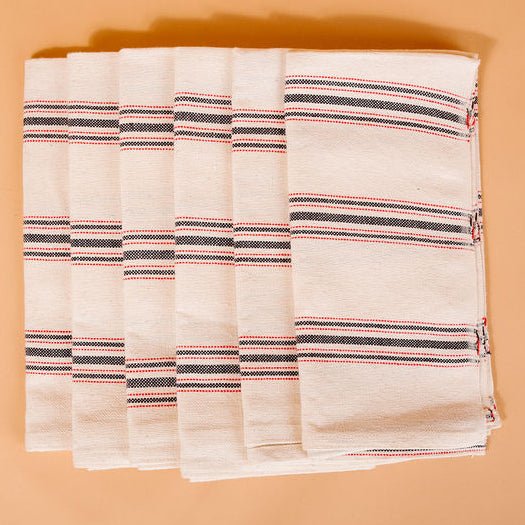 Mistari Napkins - Set of 4 - Veranda & Vessel Home Living