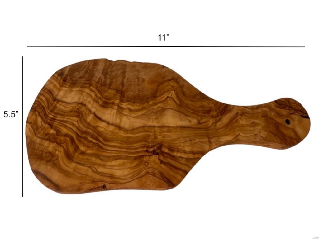 Original Olive Wood Cutting Board with Handle - Veranda & Vessel Home Living