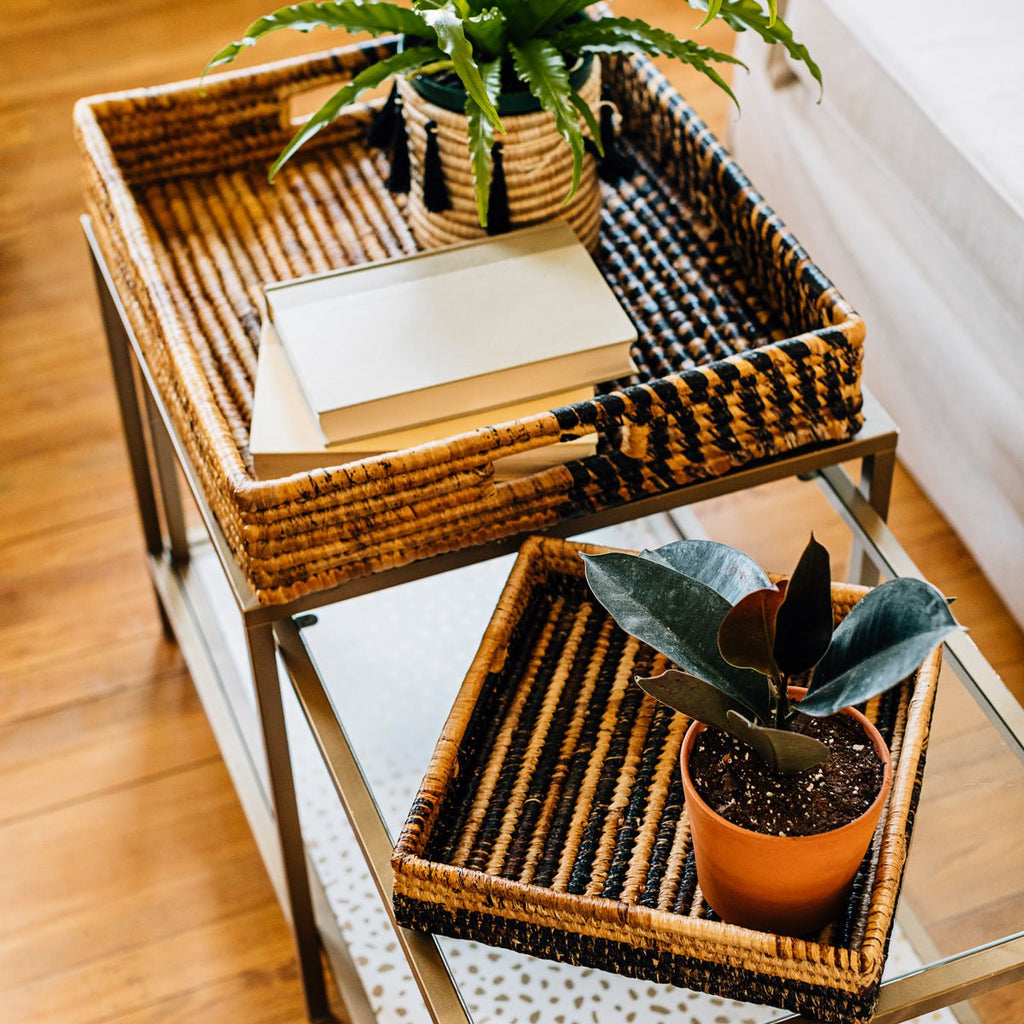 Parker Banana Leaf Trays - Veranda & Vessel Home Living