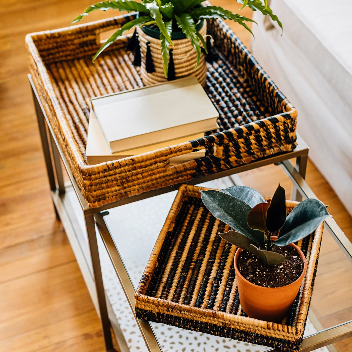 Parker Banana Leaf Trays - Veranda & Vessel Home Living