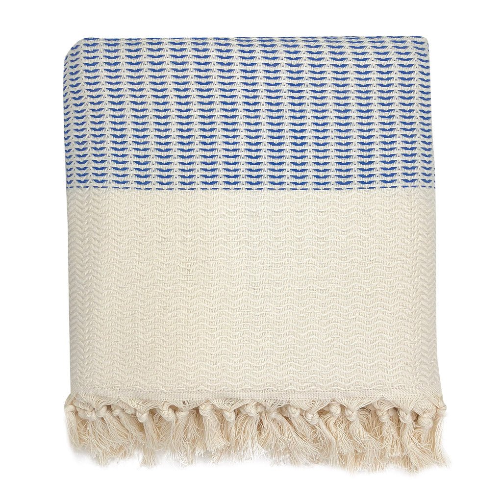 Plush Wavy Turkish Throw - Veranda & Vessel Home Living