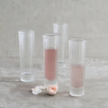 Pressed Clear Champagne Glasses - Set of 4 - Veranda & Vessel Home Living