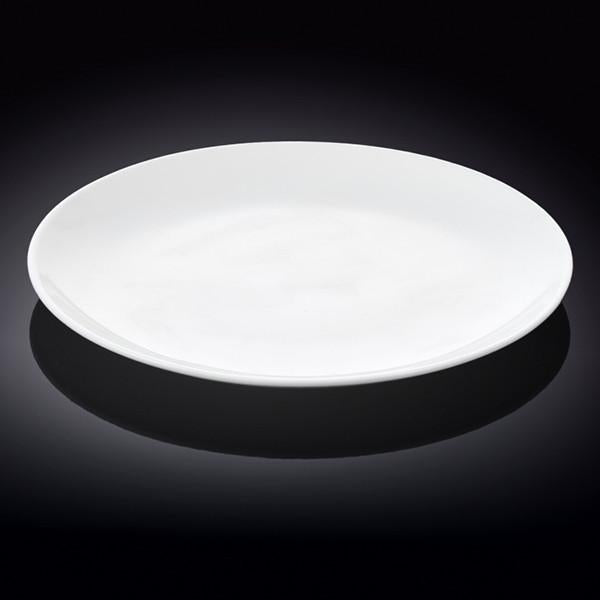 Professional Rolled Rim White Round Plate / Platter 12" inch | 30.5 Cm - Veranda & Vessel Home Living
