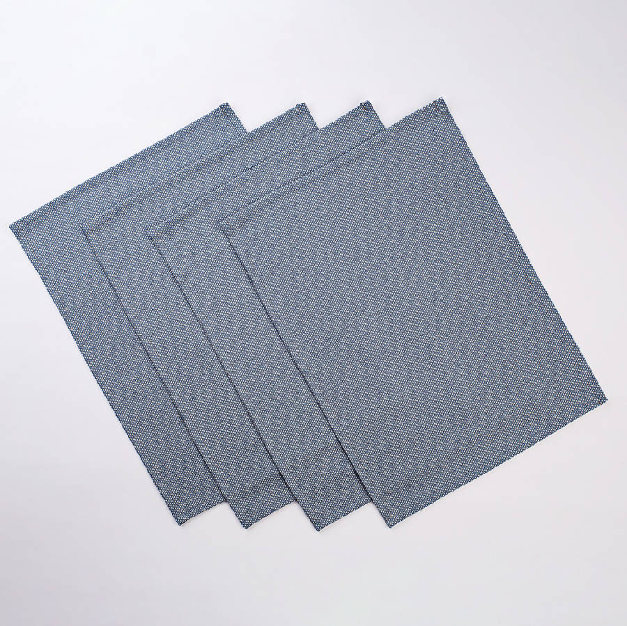 Rustic Placemats - Blue / Set Of 4 - Veranda & Vessel Home Living