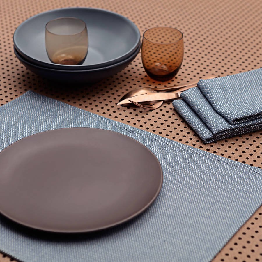 Rustic Placemats - Blue / Set Of 4 - Veranda & Vessel Home Living