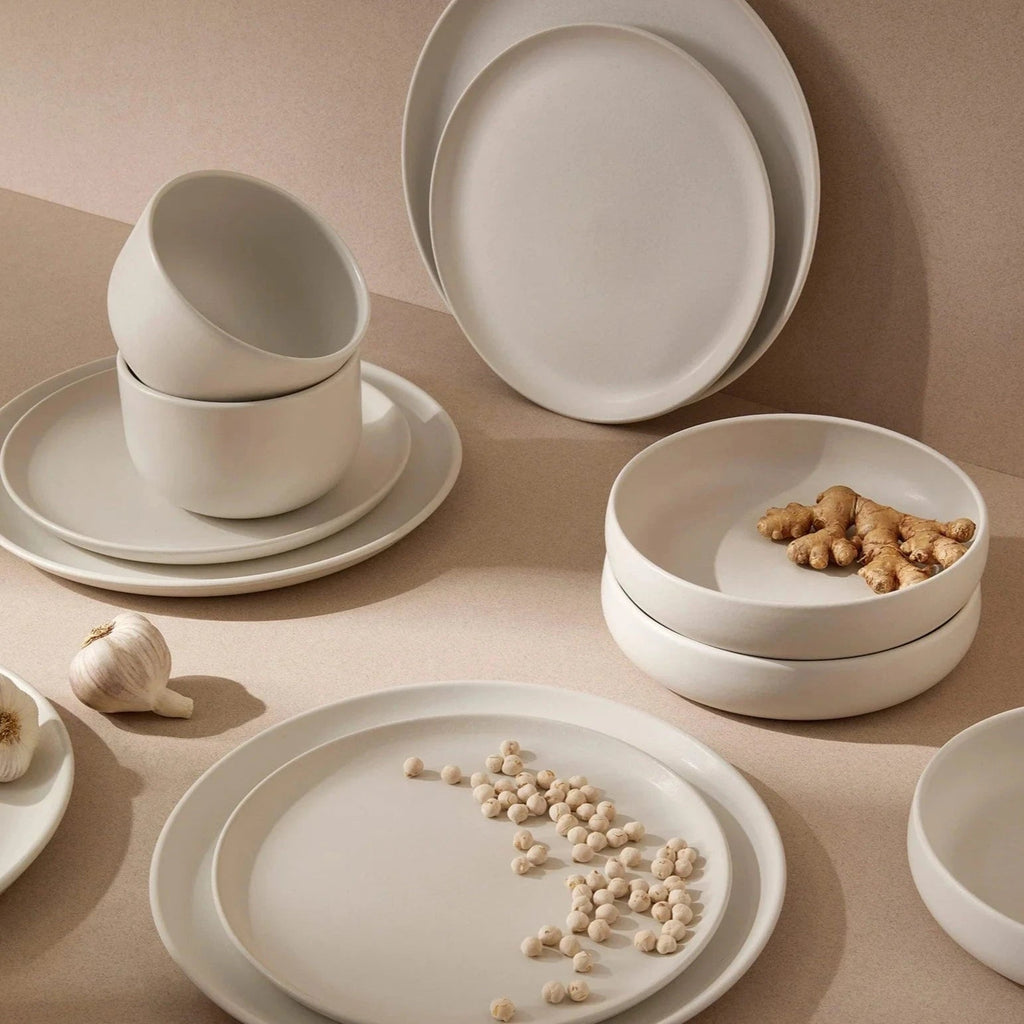 S/4 Tunisian Bowl - Matte White - Veranda & Vessel Home Living