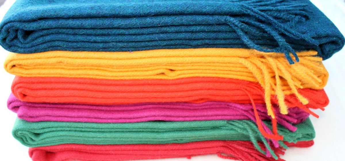 Solid Color Alpaca Throw - Veranda & Vessel Home Living
