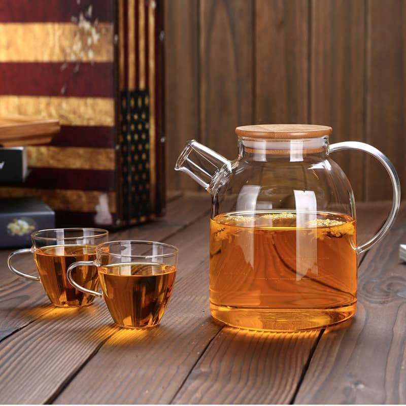 Thermo Glass Teapot 54 Fl Oz | High temperature and shock resistant - Veranda & Vessel Home Living
