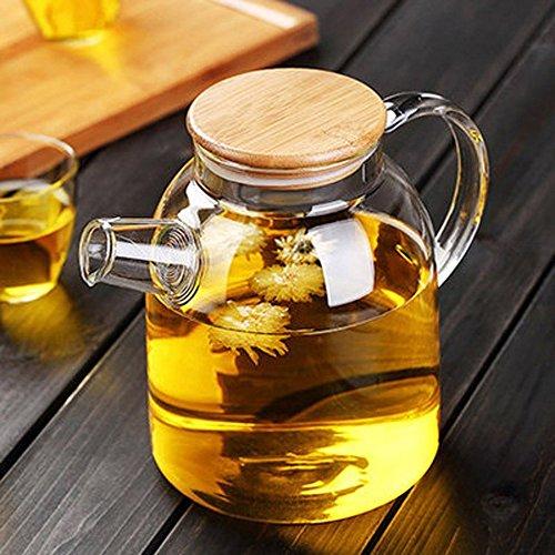 Thermo Glass Teapot 54 Fl Oz | High temperature and shock resistant - Veranda & Vessel Home Living