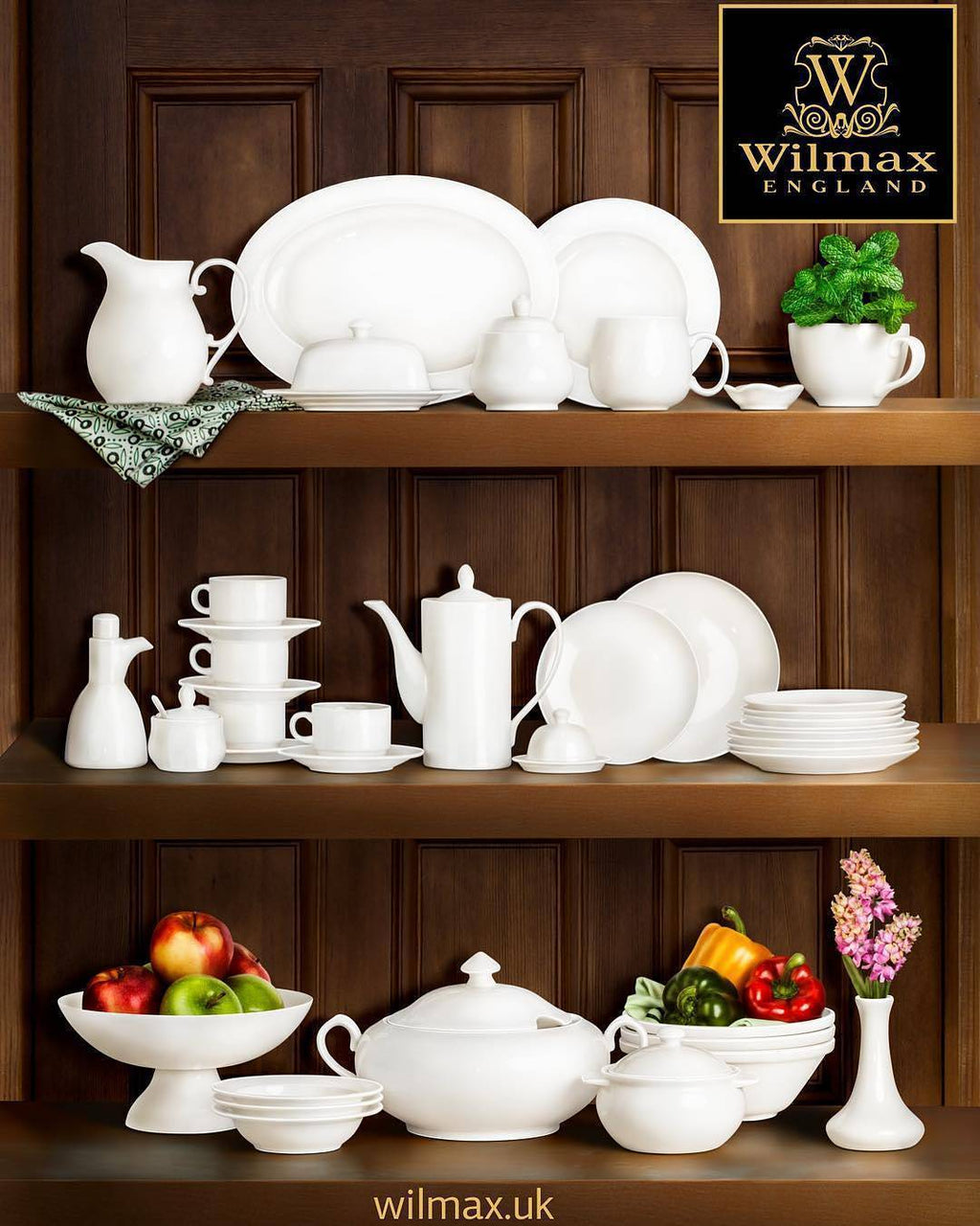 White Divided Sauce Dish 14.5" inch | 37 Cm - Veranda & Vessel Home Living