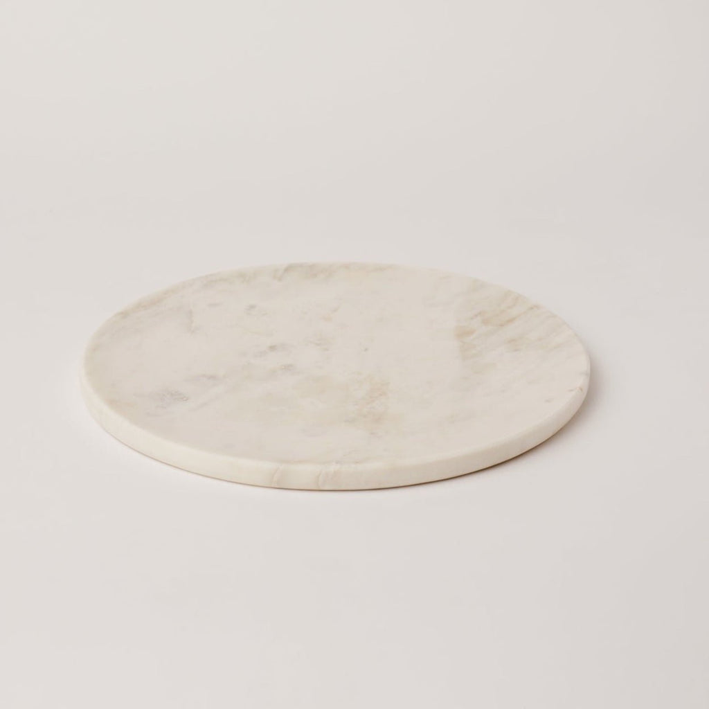 White Marble Platter - Veranda & Vessel Home Living