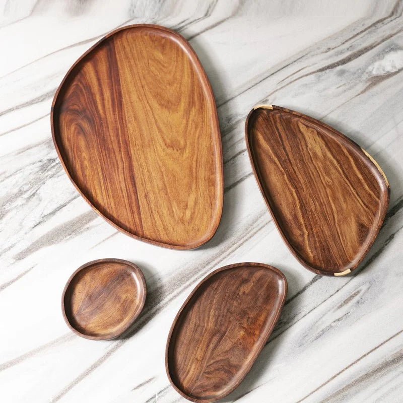 Wood Leaf Trays - Veranda & Vessel Home Living