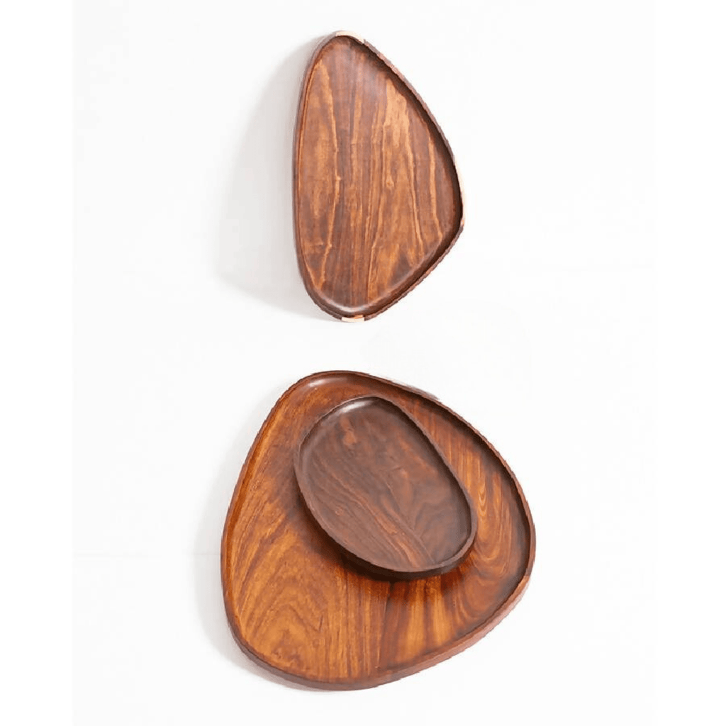 Wood Leaf Trays - Veranda & Vessel Home Living