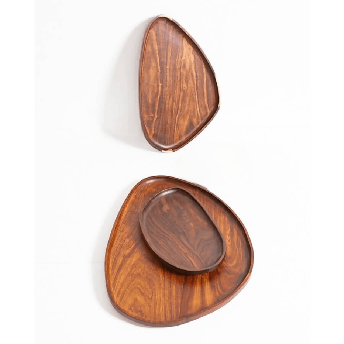 Wood Leaf Trays - Veranda & Vessel Home Living